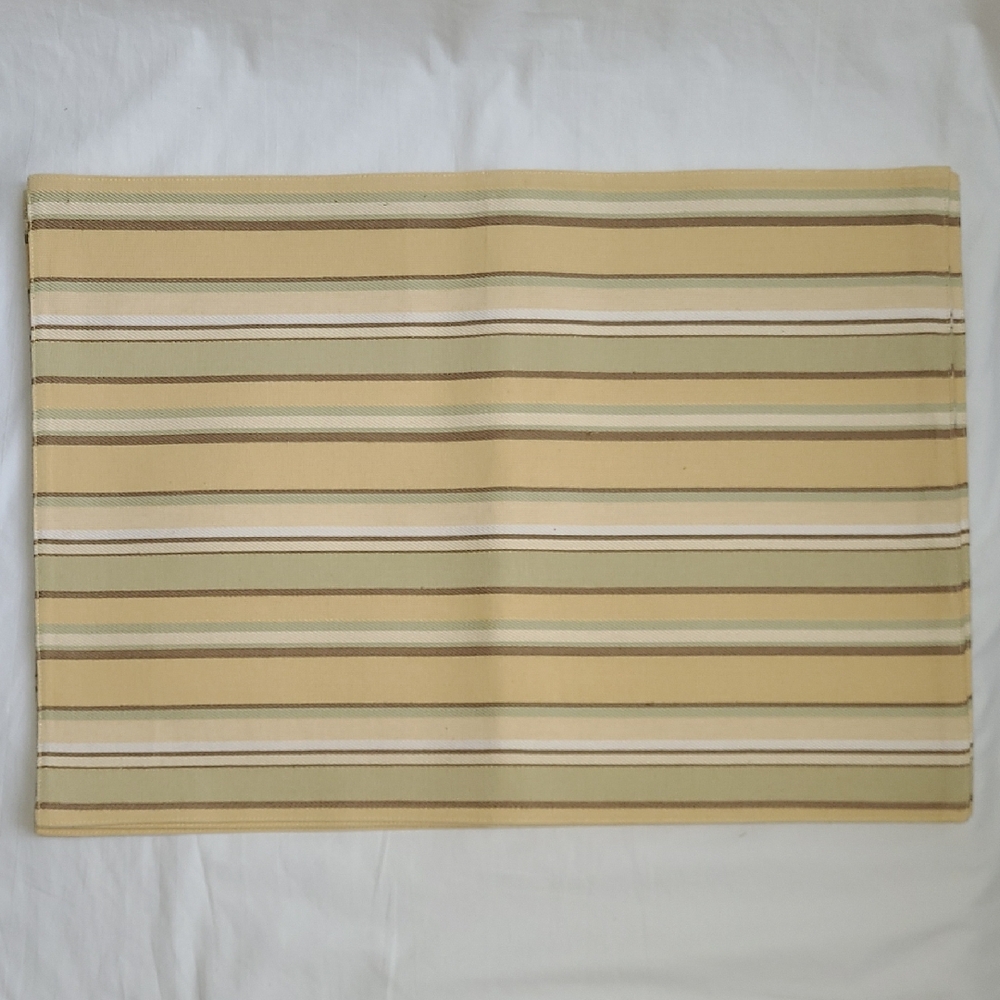 NWT Set of 4 Cotton Stripe Placemats